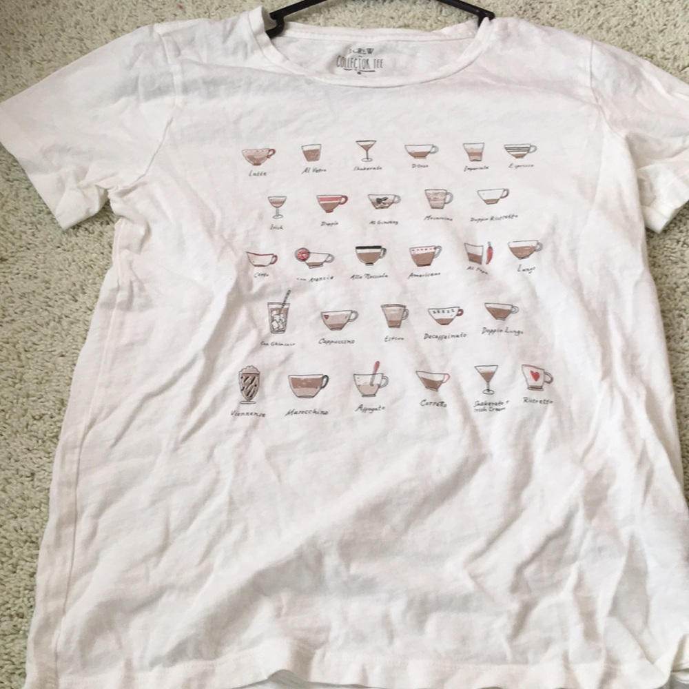 Coffee J Crew Tee